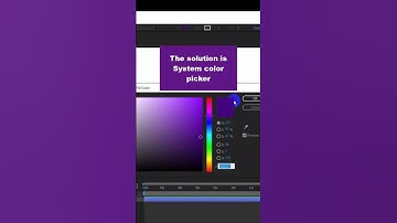 System Colour Picker