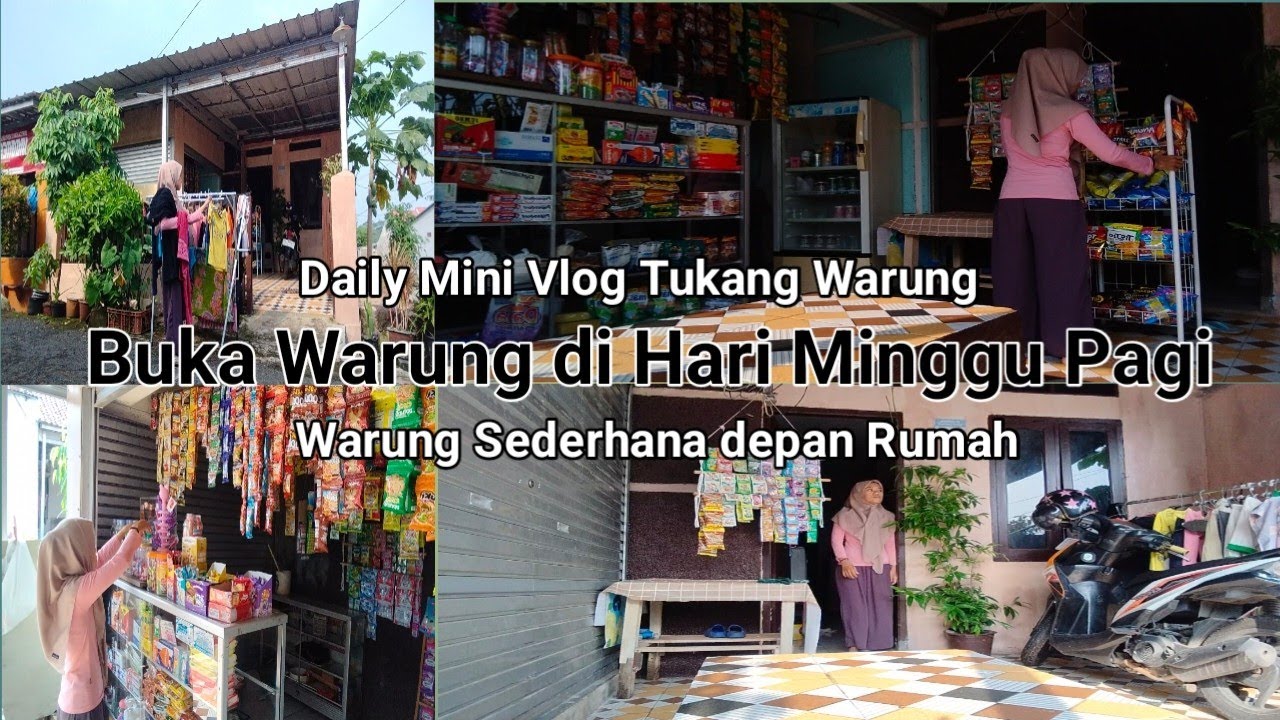 Kang Warung : Buka Warung di Hari Minggu Pagi (Kegiatan Pas Libur Kerja ) 