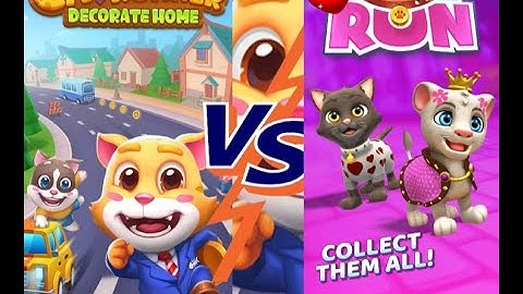 Cat runner VS pet run next level gameplay android or ios