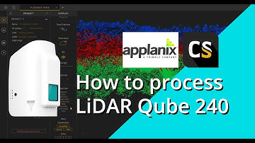 "How to process LiDAR Qube 240" with YellowScan CloudStation & Applanix POSPac