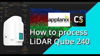 "How to process LiDAR Qube 240" with YellowScan CloudStation & Applanix POSPac screenshot 1