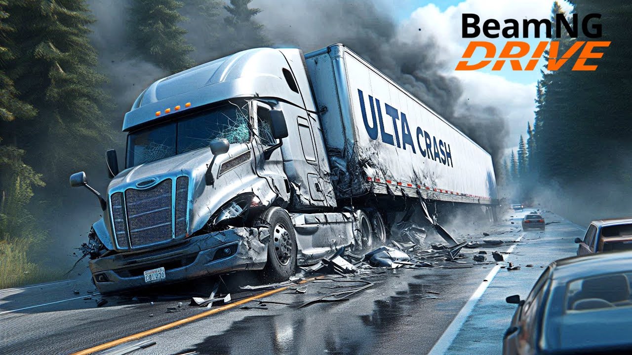 J'ARRIVE A 500+ KM/H.. CRASH le plus VIOLENT de TOUS LES TEMPS (Beamng Crash)