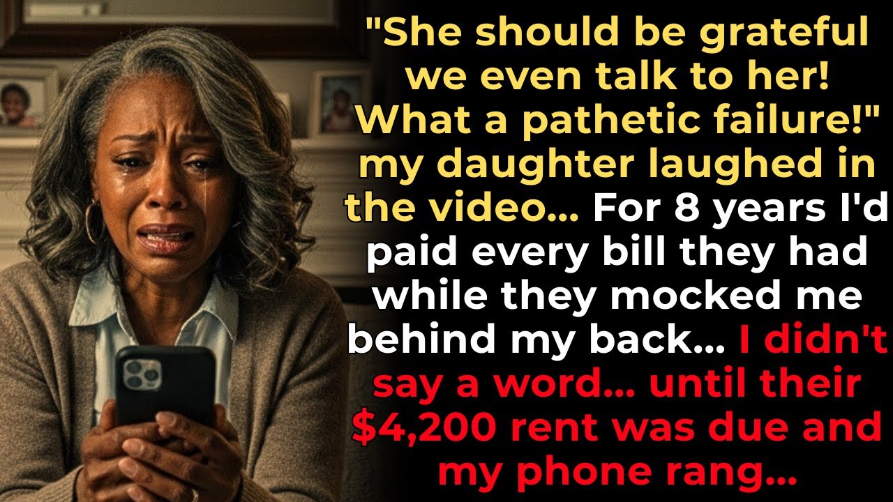 My Daughter Accidentally Sent Me A Video Of Her and Her Husband Calling Me A 'Pathetic Failure'—W...