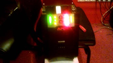 APC makes noise, flashing lights