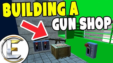 Building A Gun Shop - GMOD DarkRP (Small And Compact On A New Map)