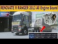🚛(TOE3) RENOVATE R RANGER 2013 All Nine Engine Sound Truckers of Europe 3 #wandasoftware