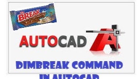 DIMBREAK Command In Autocad