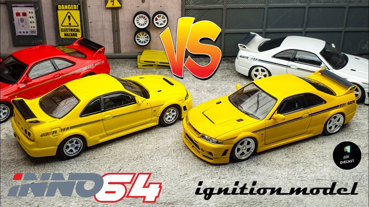 Nissan Skyline GT-R R33 Nismo 400R | Brand COMPARISON | Inno64 VS