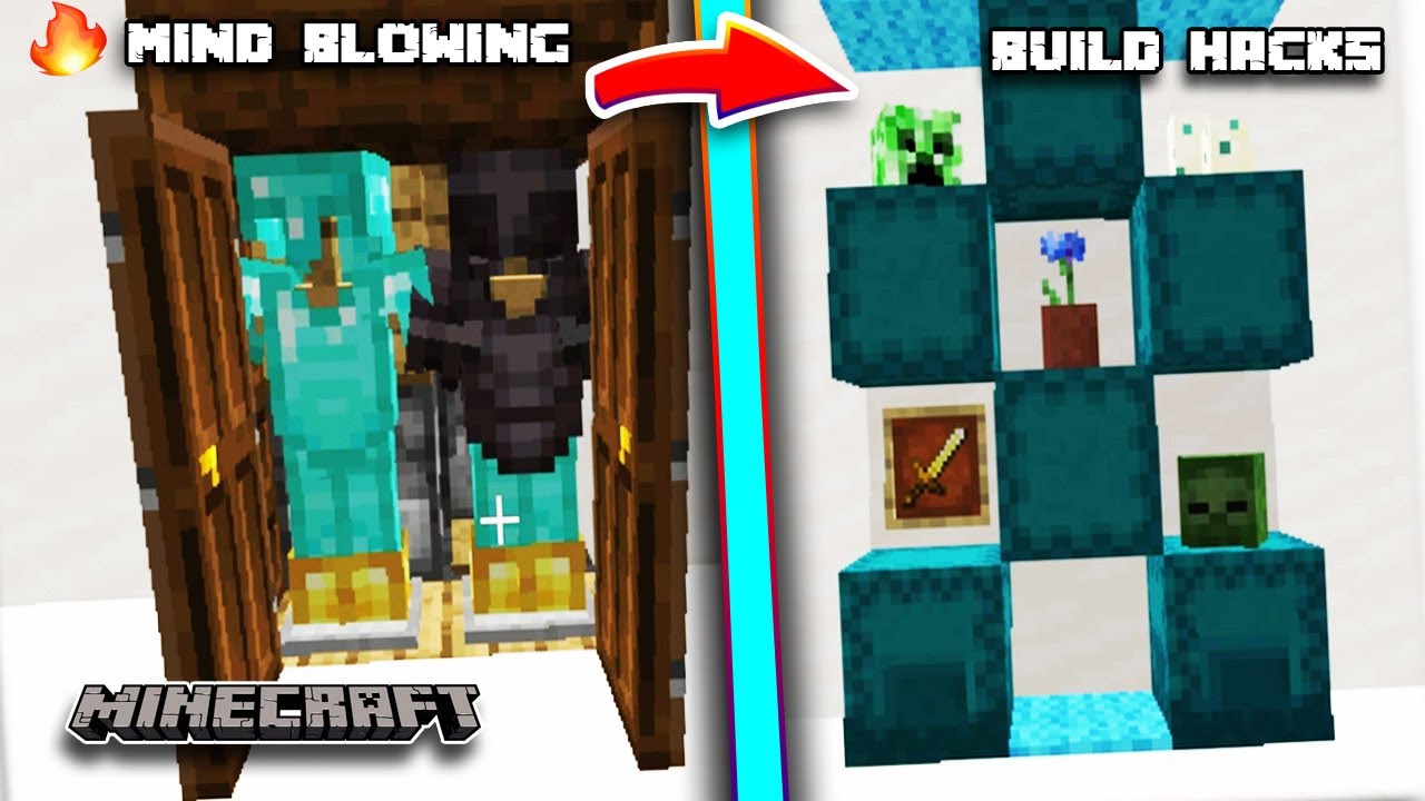 MIND-BLOWING MINECRAFT TIK TOK BUILD HACKS YOU SHOULD KNOW - YouTube