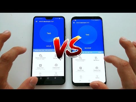 Huawei P20 Pro VS Samsung Galaxy S8+ | AnTuTu Benchmark