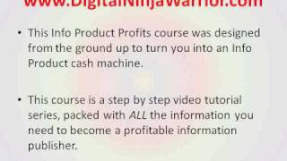 Information Product Creation - How to Create Digital Info Products