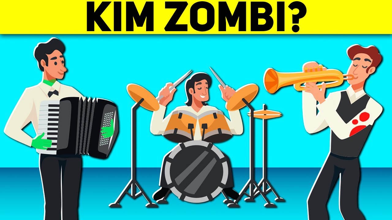 KIM ZOMBI? YANGI MANTIQIY SAVOLLAR SIZ BU BOSHQOTIRMALARNI NECHTASIGA JAVOB BERA OLASIZ?