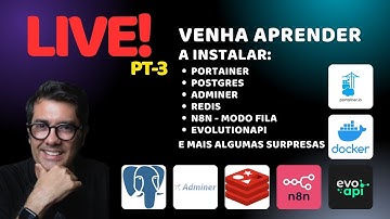 Aprenda a instalar [ portainer - postgres - adminer - redis - n8n modo fila - evolutionapi ] - pt 3
