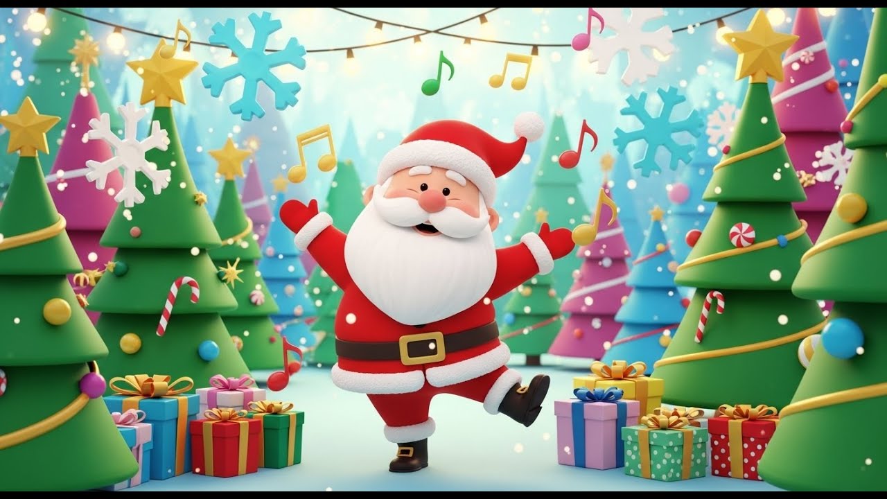 Santa Dance Song 🎶 | Christmas Fun for Babies & Toddlers - YouTube