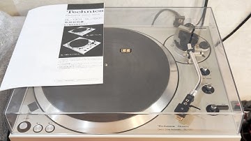 Technics SL-1301 with Technics EPC-270C working video