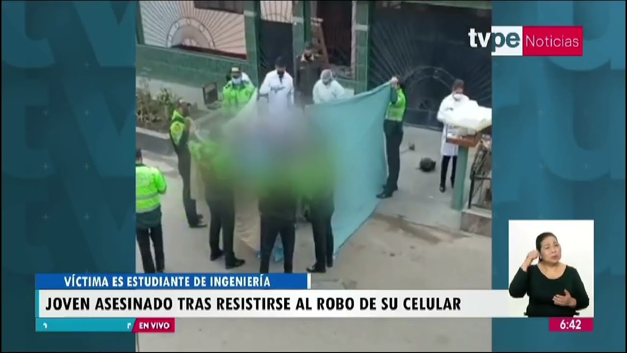 Joven fue asesinado tras resistirse al robo de su celular en el Callao ...