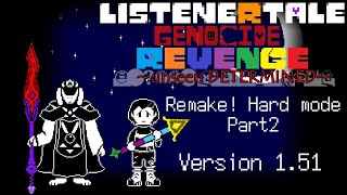 [Listenertale unofficial]REVENGE unseen DETERMINED Remake! Hard mode Part2 [undertale fan animation]