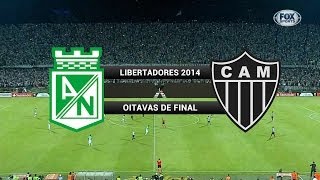 Gol - Atlético Nacional Col 1 X 0 Atlético-Mg - Libertadores 2014 - 23042014