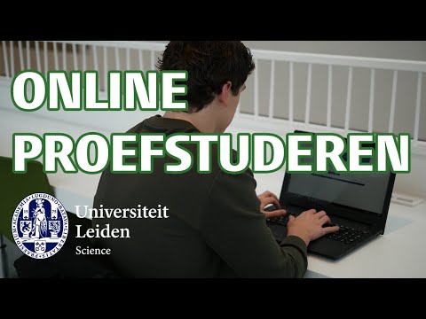 Online proefstuderen Universiteit Leiden en TU Delft