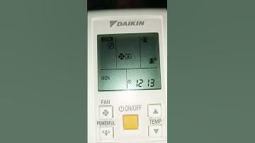 Daikin ac remote