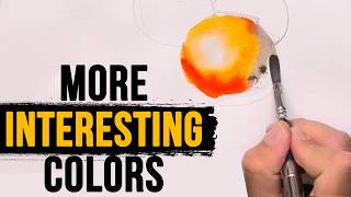 How to Paint Interesting & UNEXPECTED colors! Watercolor Advice