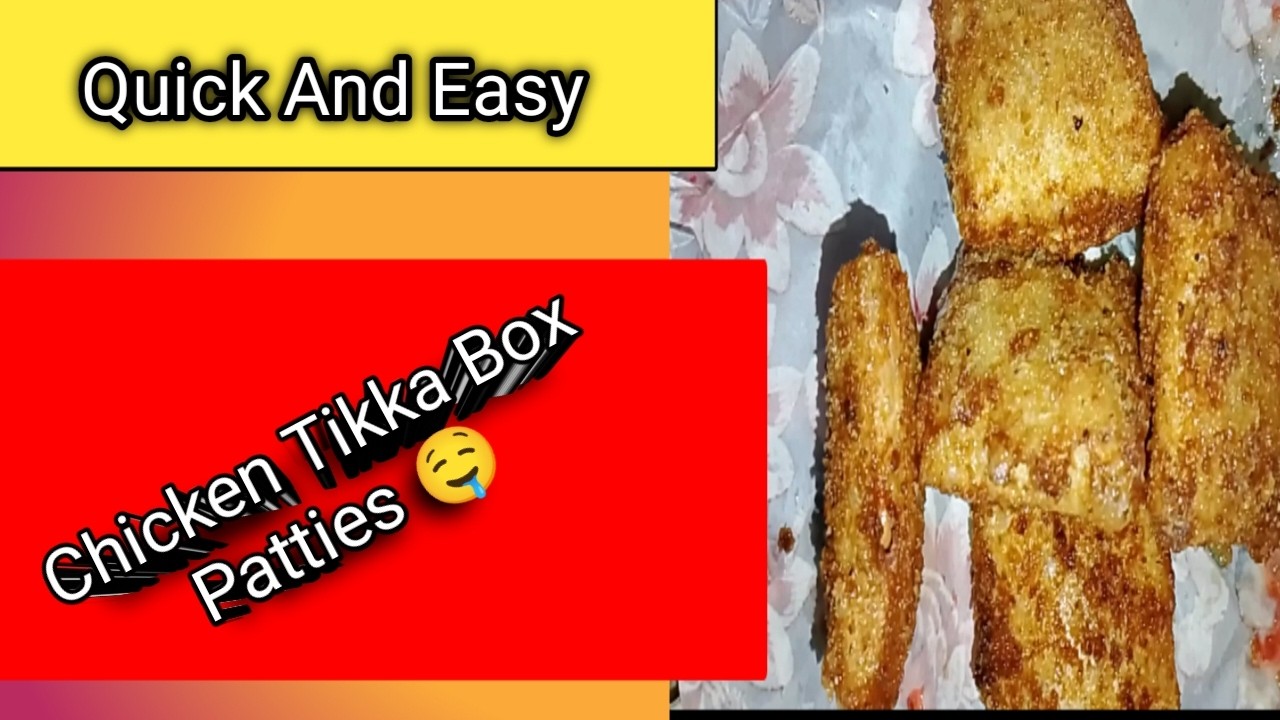 Chicken Tikka Box Patties 🤤😋| Ramadan Day 4 |