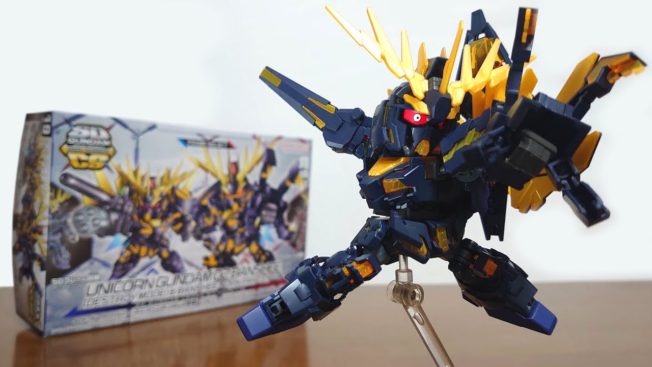 All armed armor on!) SD Gundam Cross Silhouette Unicorn Gundam 02