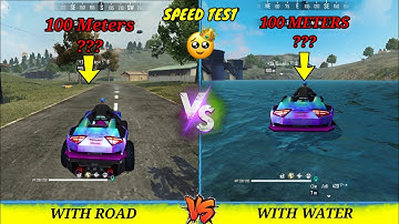 ROAD VS WATER CAR SPEED TEST IN FREE FIRE || PARA-SAMSUNG,A3,A5,A6,A7,A8,J2,J3,J4,J6,J7,S3,S5,S9,A10