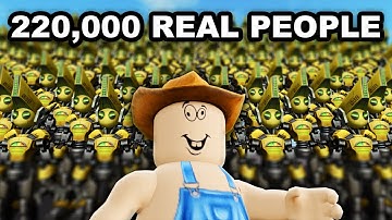 The BIGGEST ROBLOX RAID Ever Recorded