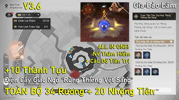 HSR 3.6 | TOÀN BỘ 34 Rương, 20 Nhộng Tiên & 10 T.Tựu tại Điện Cây Giác Ngộ “Rừng Thiêng Vệt Sáng”