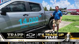IT S TRADE UP TIME AT TRAPP CHEVROLET