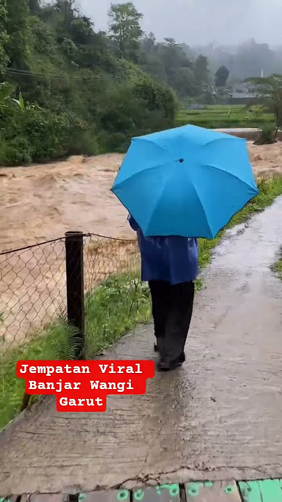 Jembatan Viral Banjar Wangi Garut