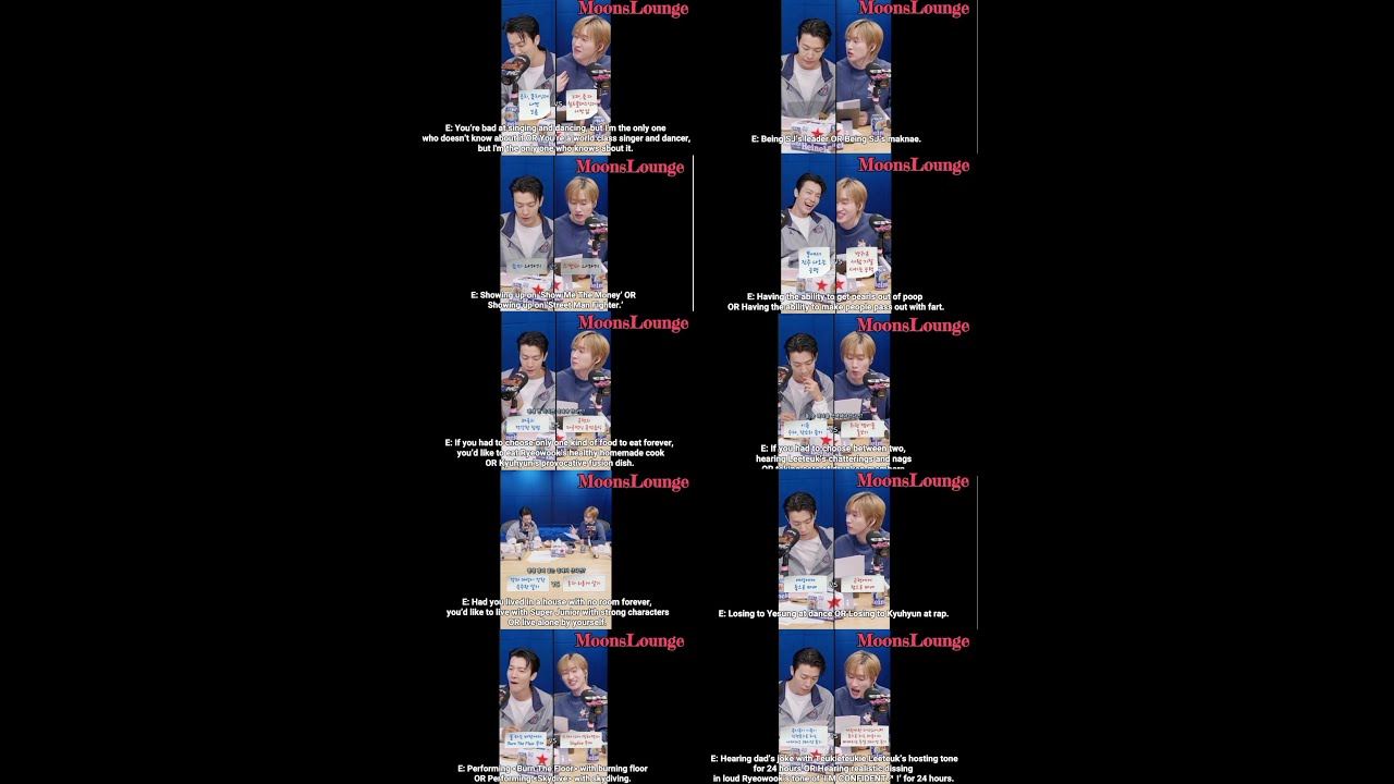 [ENG-SUB] DnE Sh*w 220922 - Balance game related to Super Junior with Eunhyuk and Donghae