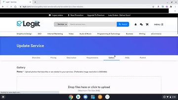 Adding or Changing Service Thumbnail On Legiit