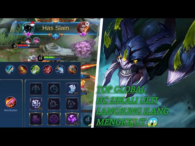 TOP GLOBAL HELCURT  ROTASINYA NGERI !! MOBILE LEGENDS class=