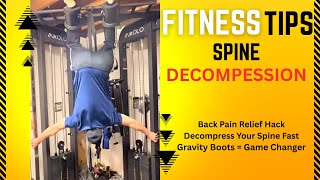 Decompress Your Spine Fast! (Gravity Boots Demo)