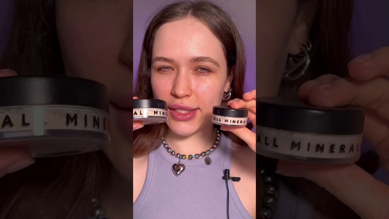 Весь макияж только минеральной косметикой 👀