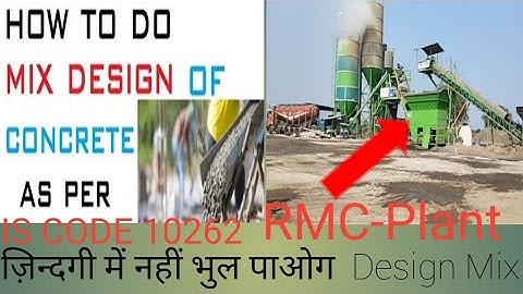 How To Do  Design Mix of Concrete As per IS Code 10262  ।SSD Condition ।। #Civil Engineering vedio .