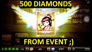 Line let's get rich, 500 Diamonds from event. screenshot 2