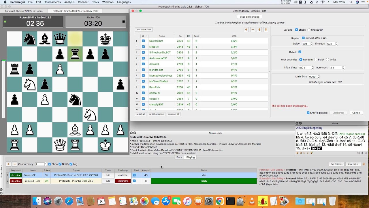 ProteusSF running on with Banksiagui 0.58 YouTube