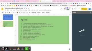 Getting to the nearpod add-on from Google slides