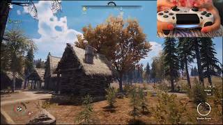 ASMR - Controller Sounds and Gameplay - Medieval Dynasty (No talking)