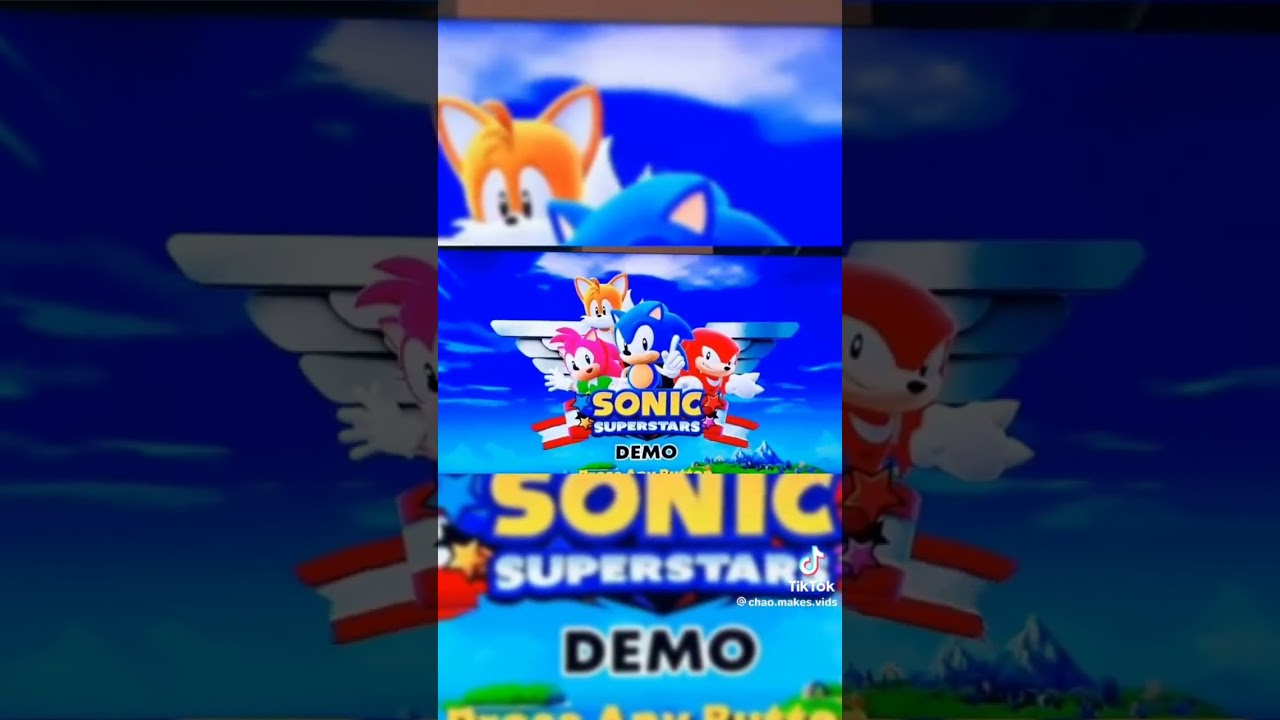 sonic superstars leaks demo screen