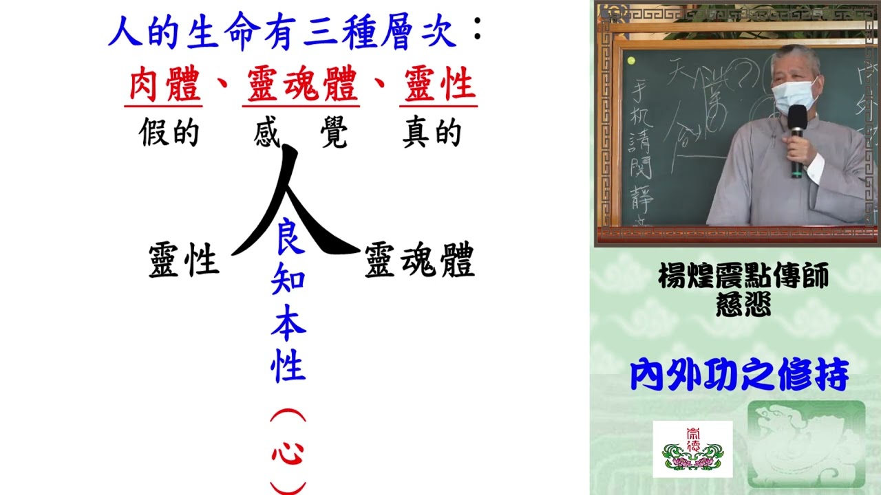 內外功之修持 -楊煌震點傳師慈悲