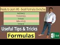 Microsoft Excel Tutorial | 5 Most Important Formulas | Excel Training Tips and Tricks Part - 3