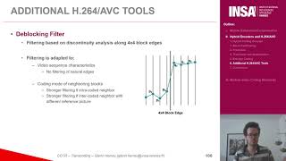 [COTR] Video Compression - II.6 Additional H.264/AVC Tools & II.7 Conclusion