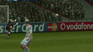 PES 2009: Liverpool v Man Utd - QUARTER FINAL 2ND LEG:1st half