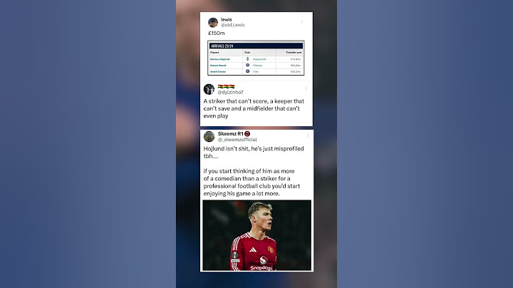 Another Ten Hag masterclass transfer 😂