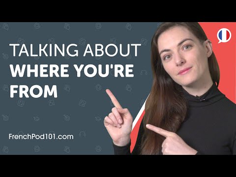 Learn How to Talk About Where You're From in French | Can Do #2