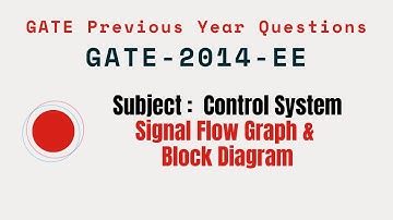 022 | GATE 2014 EE | Signal Flow Graph & Block Diagram Gate Previous Year Questions |